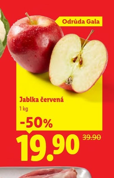 Jablka červená 1 kg - Lidl aktualniletaky.eu