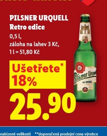 PILSNER URQUELL Retro edice 0,5 l - Lidl aktualniletaky.eu