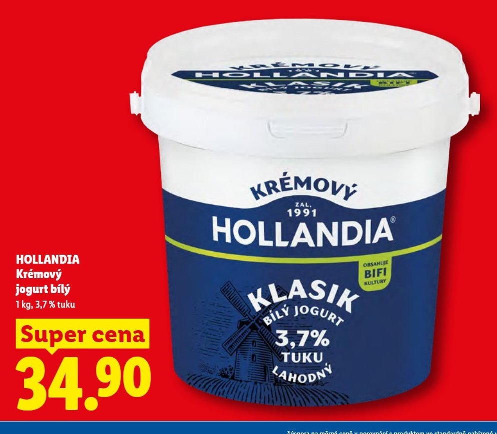 HOLLANDIA Krémový jogurt bílý - Lidl aktualniletaky.eu