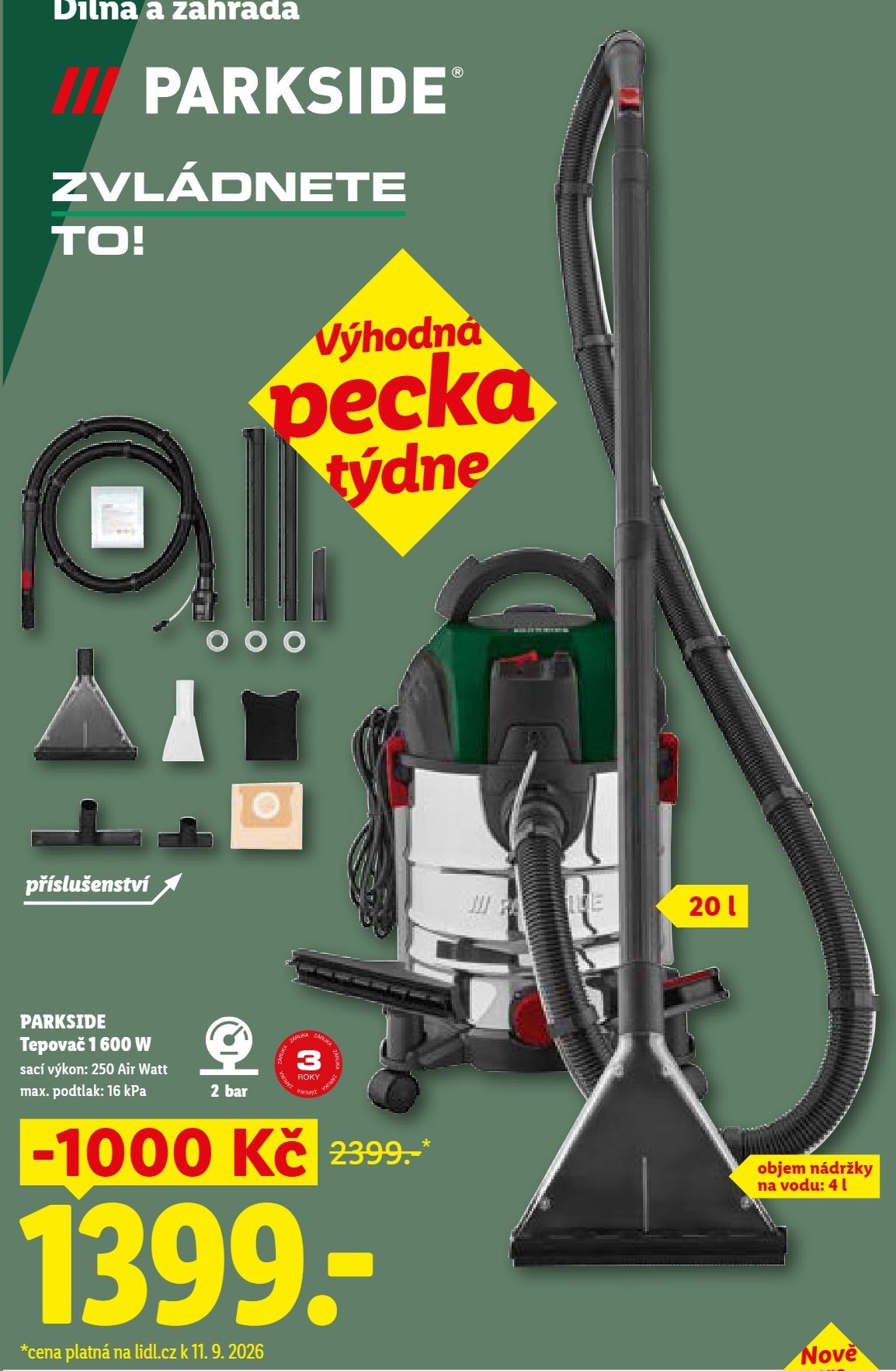 PARKSIDE Tepovač 1 600 W - Lidl aktualniletaky.eu