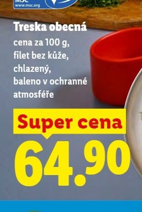 Treska obecná - Lidl aktualniletaky.eu