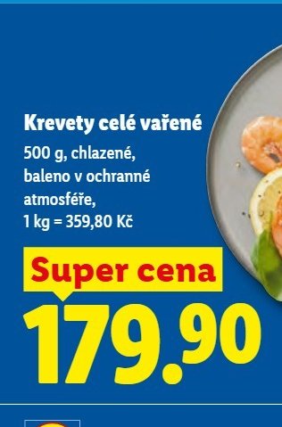 Krevety celé vařené - Lidl aktualniletaky.eu