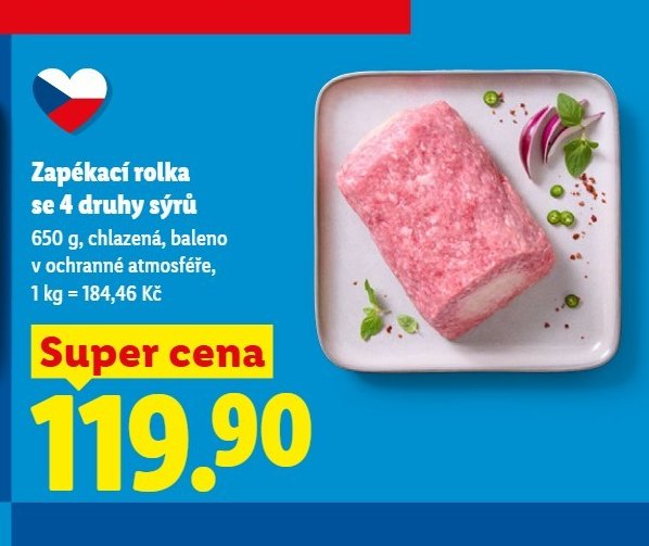 Zapékací rolka se 4 druhy sýrů - Lidl aktualniletaky.eu