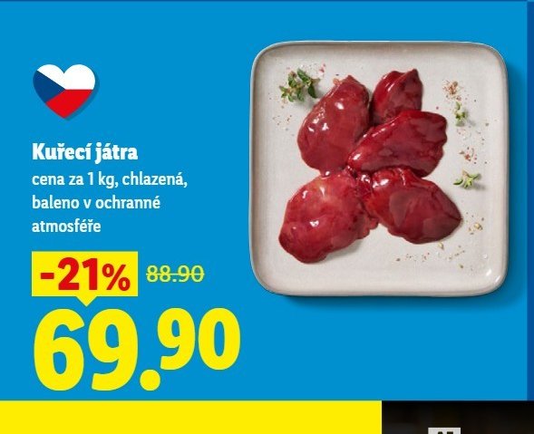 Kuřecí játra - Lidl aktualniletaky.eu