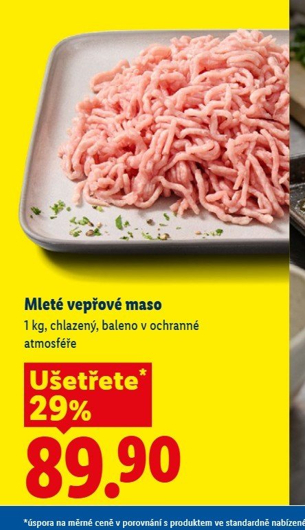 Mleté vepřové maso - Lidl aktualniletaky.eu