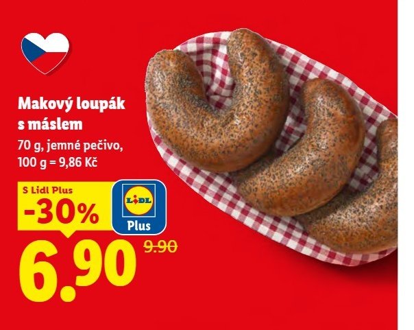 Makový loupák s máslem - Lidl aktualniletaky.eu