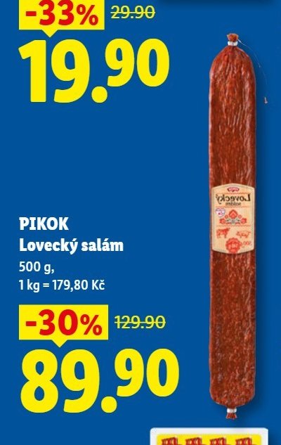 PIKOK Lovecký salám - Lidl aktualniletaky.eu