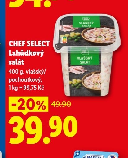 CHEF SELECT Lahůdkový salát - Lidl aktualniletaky.eu