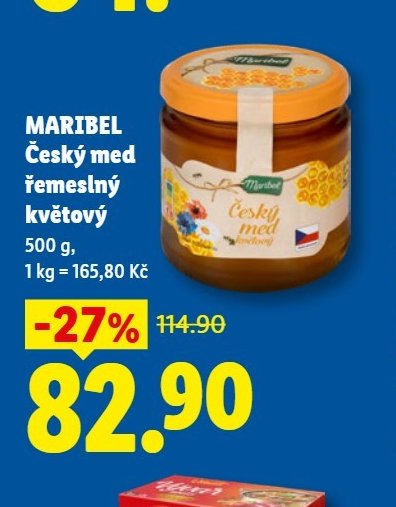 MARIBEL Český med řemeslný květový