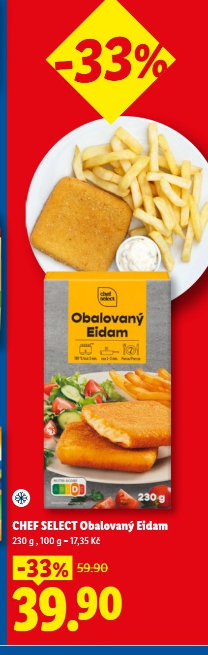 CHEF SELECT Obalovaný Eidam