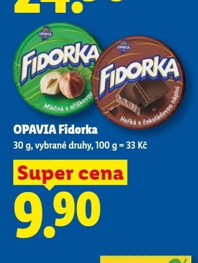 OPAVIA Fidorka - Lidl aktualniletaky.eu