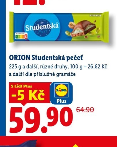 ORION Studentská pečeť - Lidl aktualniletaky.eu