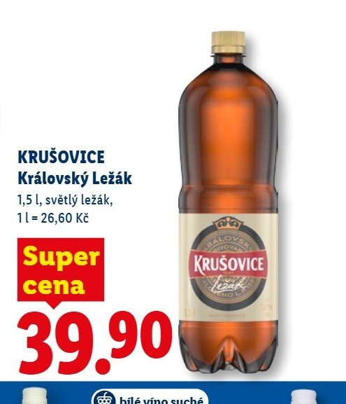 KRUŠOVICE Královský Ležák, 1,5 l - Lidl aktualniletaky.eu