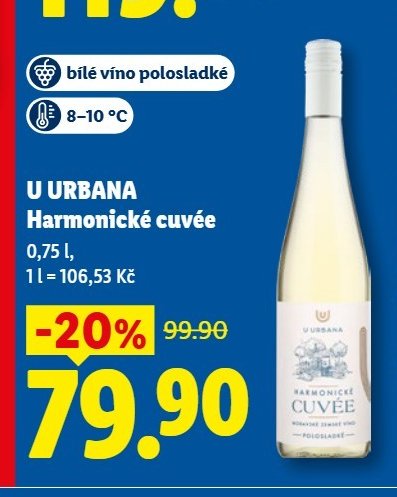 U URBANA Harmonické cuvée, 0,75 l - Lidl aktualniletaky.eu