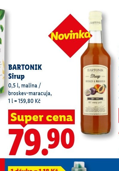 BARTONIK Sirup - Lidl aktualniletaky.eu