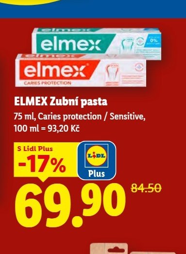 ELMEX Zubní pasta - Lidl aktualniletaky.eu