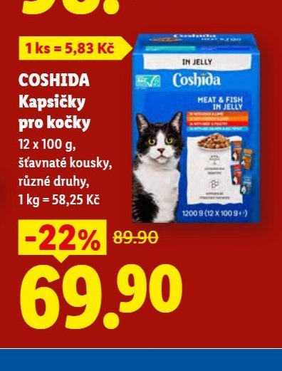 COSHIDA Kapsičky pro kočky - Lidl aktualniletaky.eu
