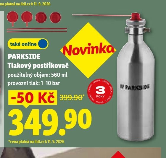 PARKSIDE Tlakový postřikovač - Lidl aktualniletaky.eu