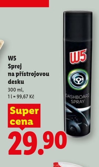 W5 Sprej na přístrojovou desku - Lidl aktualniletaky.eu