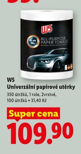 W5 Univerzální papírové utěrky - Lidl aktualniletaky.eu