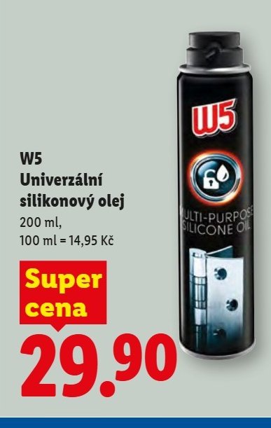 W5 Univerzální silikonový olej - Lidl aktualniletaky.eu