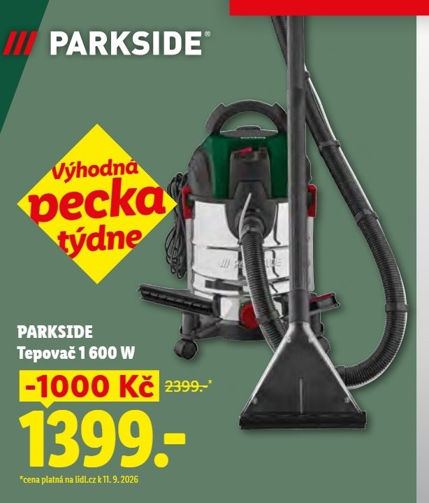 PARKSIDE Tepovač 1 600 W - Lidl aktualniletaky.eu