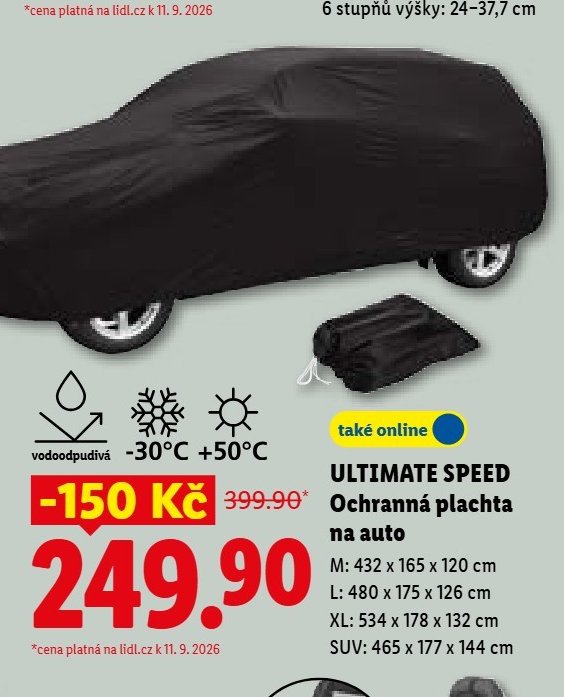 ULTIMATE SPEED Ochranná plachta na auto - Lidl aktualniletaky.eu