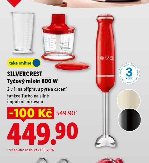 SILVERCREST Tyčový mixér 600 W - Lidl aktualniletaky.eu