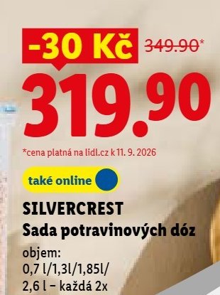 SILVERCREST Sada potravinových dóz - Lidl aktualniletaky.eu