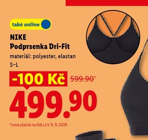 NIKE Podprsenka Dri-Fit - Lidl aktualniletaky.eu