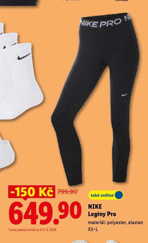 NIKE Legíny Pro - Lidl aktualniletaky.eu