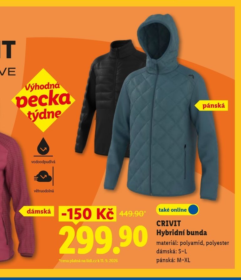 CRIVIT Hybridní bunda