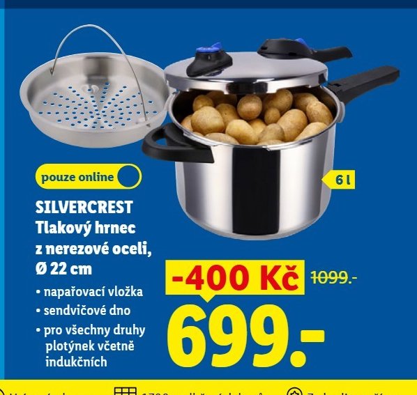 SILVERCREST Tlakový hrnec z nerezové oceli - Lidl aktualniletaky.eu
