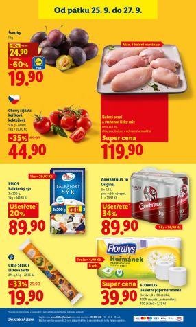 aktuální leták Lidl 24.9.2026-27.9.2026
