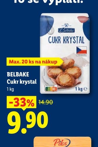 BELBAKE Cukr krystal 1 kg
