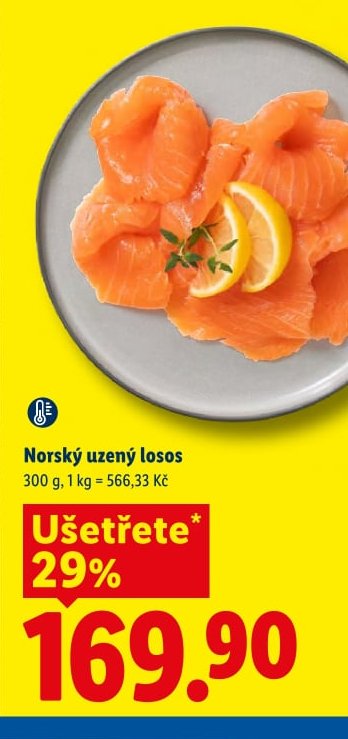 Norský uzený losos