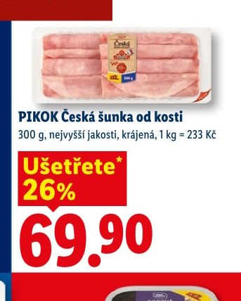 PIKOK Česká šunka od kosti