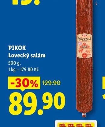 PIKOK Lovecký salám