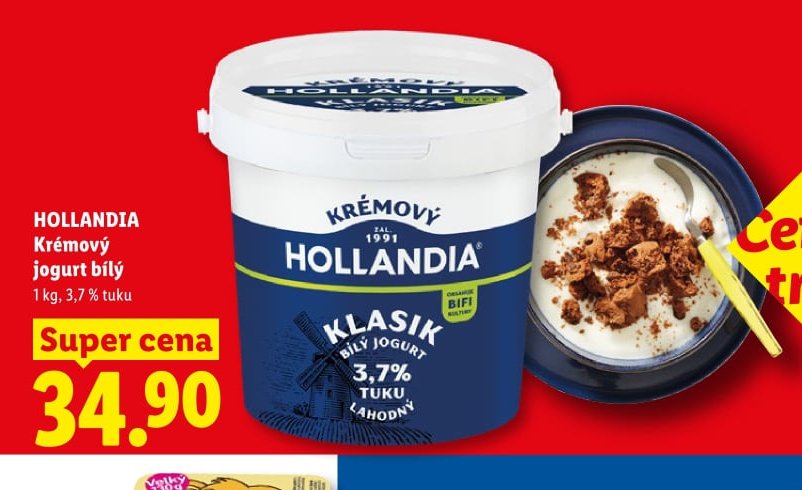 HOLLANDIA Krémový jogurt bílý