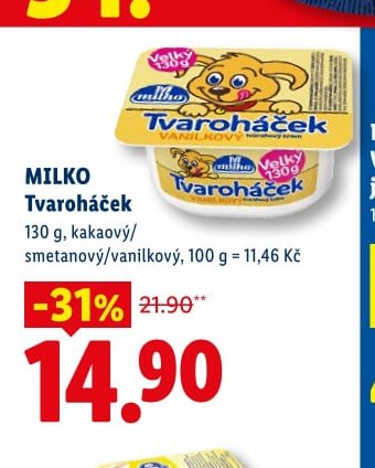 MILKO Tvaroháček