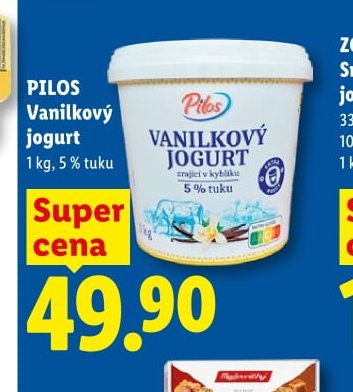 PILOS Vanilkový jogurt