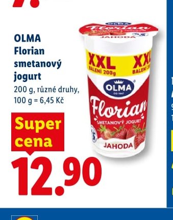 OLMA Florian smetanový jogurt