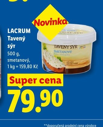 LACRUM Tavený sýr