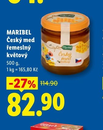 MARIBEL Český med řemeslný květový