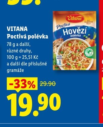 VITANA Poctivá polévka