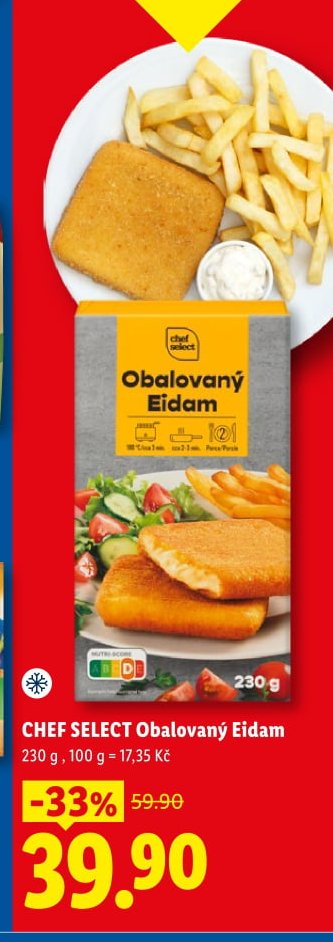 CHEF SELECT Obalovaný Eidam