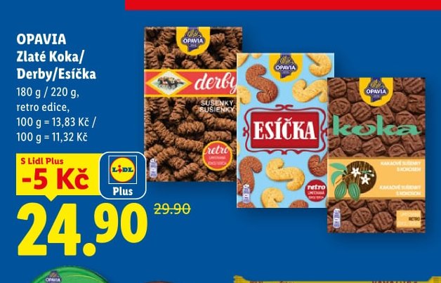 OPAVIA Zlaté Koka/Derby/Esíčka