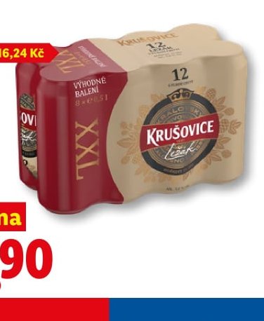 KRUŠOVICE 12, 8 x 0,5 l
