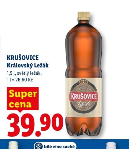 KRUŠOVICE Královský Ležák, 1,5 l