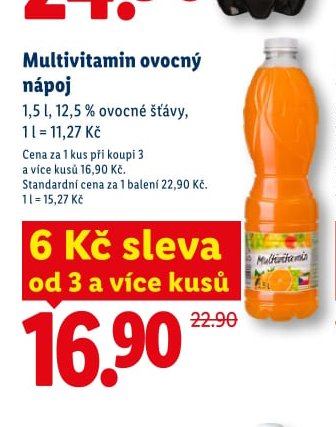 Multivitamin ovocný nápoj